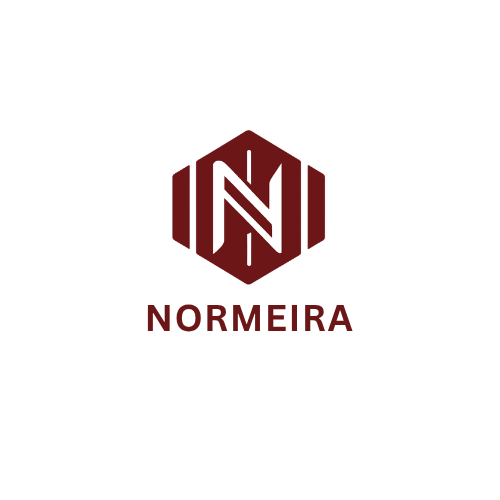 Normeira logo in white color